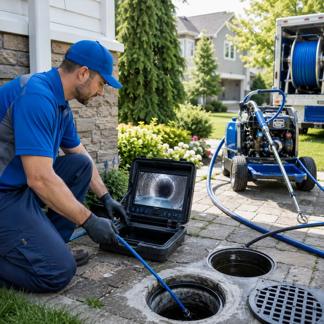 Outdoor drain cleaning professionals serving Lanesboro, IA